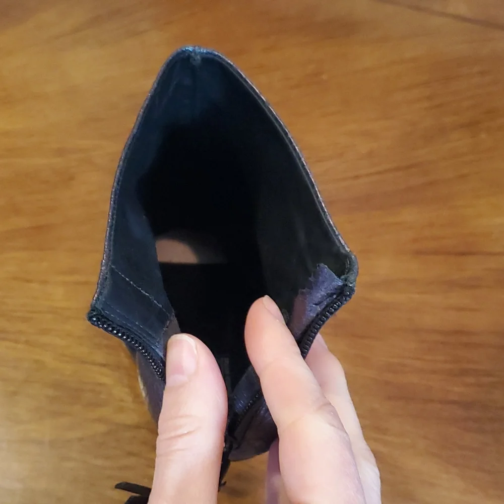 *SALE* AllSaints metallic boots - Picture 10 of 10